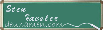 Sten Haesler Visitenkarte